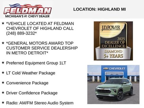New 2026 Chevrolet TrailBlazer LT w/ Convenience Package FWD image 3