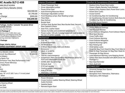 Used 2018 GMC Acadia SLT image 40