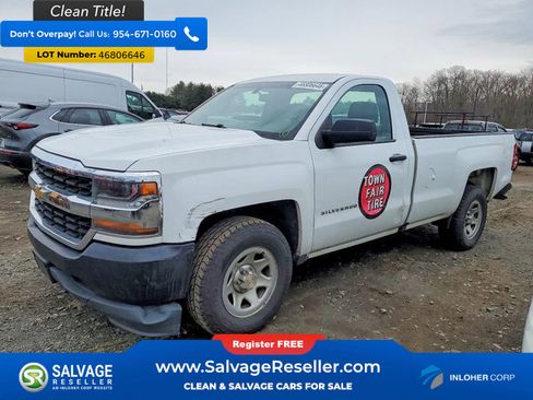 Used 2017 Chevrolet Silverado 1500 W/T RWD image 1