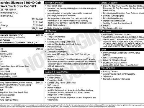 New 2025 Chevrolet Silverado 3500 W/T w/ WT Convenience Package image 34