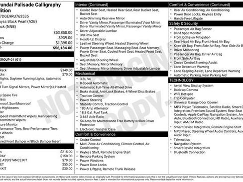 Certified 2024 Hyundai Palisade Calligraphy AWD/4WD image 26