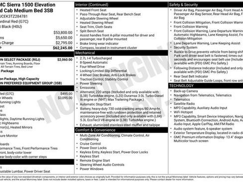 Certified 2026 GMC Sierra 1500 Elevation w/ Elevation Select Package AWD/4WD image 6