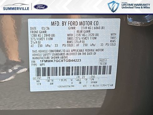 New 2026 Ford Explorer ST RWD image 40