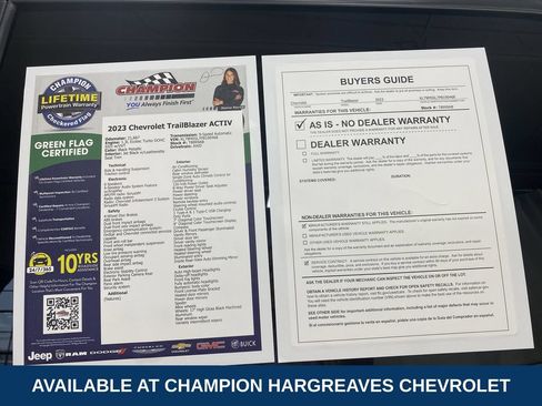 Certified 2023 Chevrolet TrailBlazer ACTIV w/ Convenience Package AWD/4WD image 43