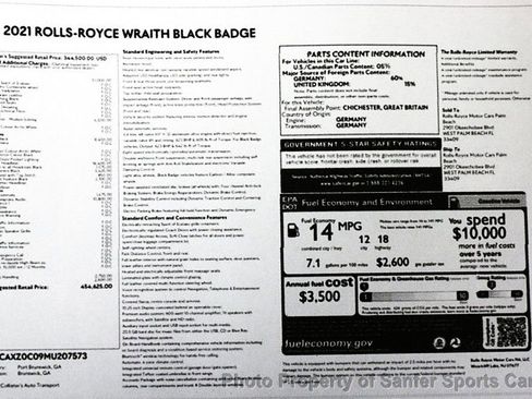 Used 2021 Rolls-Royce Wraith RWD image 52