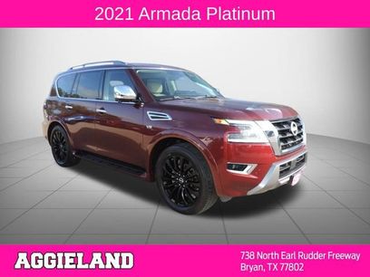 Used 2021 Nissan Armada Platinum w/ Captain's Chairs Package