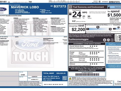 New 2025 Ford Maverick Lobo AWD/4WD image 5
