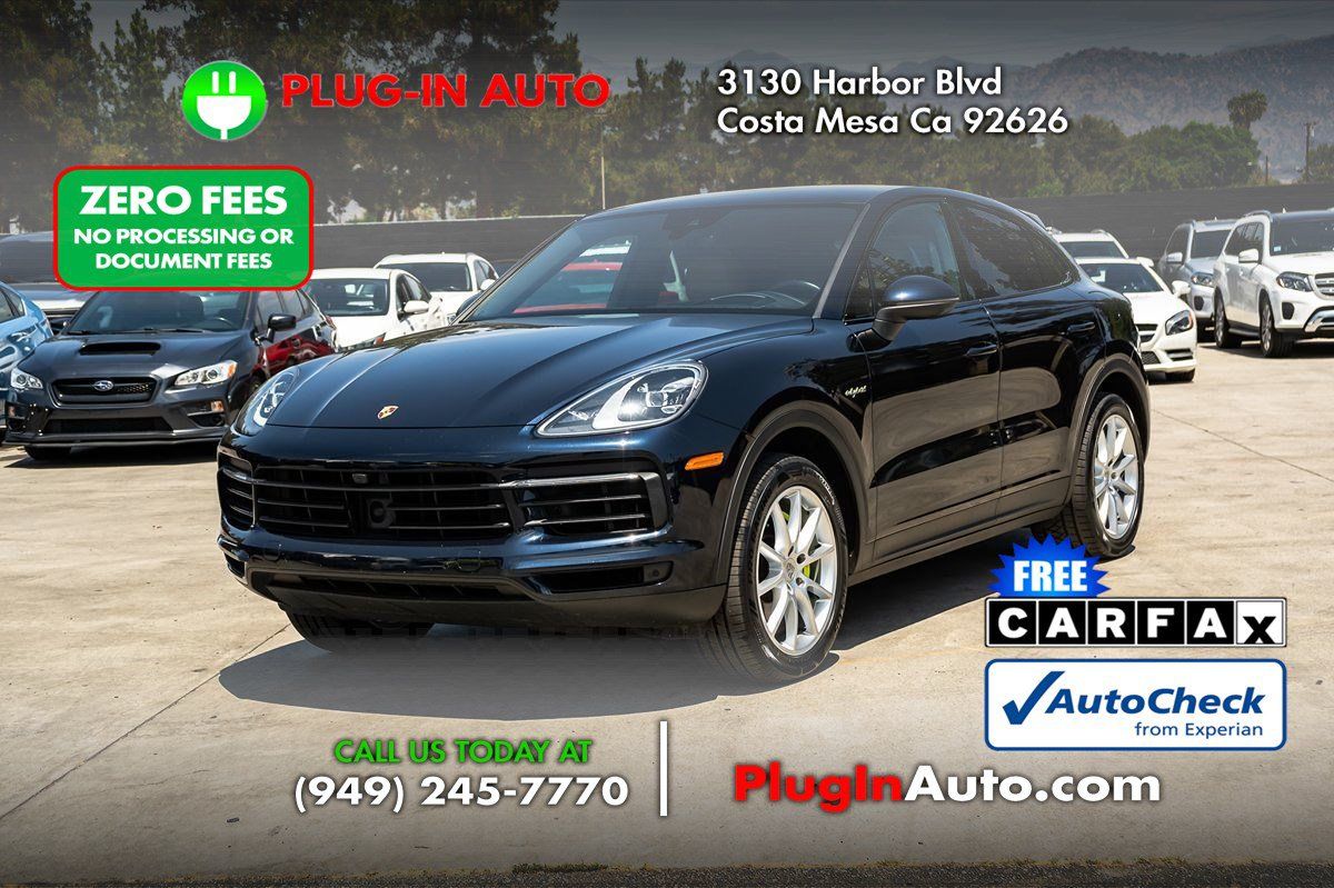 Used 2021 Porsche Cayenne E-Hybrid Coupe AWD/4WD image 1
