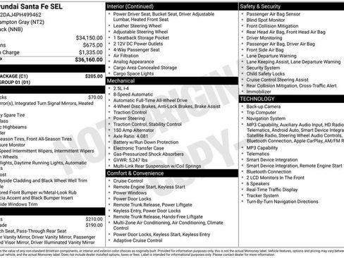 Used 2023 Hyundai Santa Fe SEL w/ Cargo Package AWD/4WD image 5