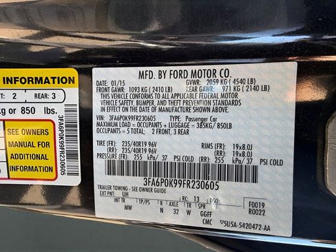 Used 2015 Ford Fusion Titanium image 30