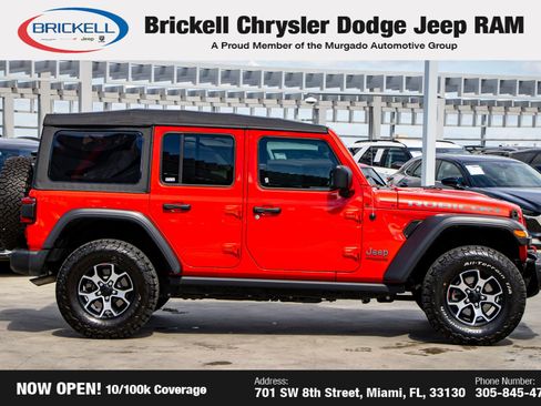 Used 2021 Jeep Wrangler Unlimited Rubicon w/ Steel Bumper Group image 4