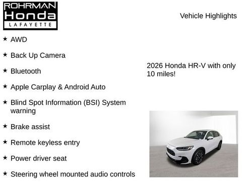 New 2026 Honda HR-V EX-L image 7