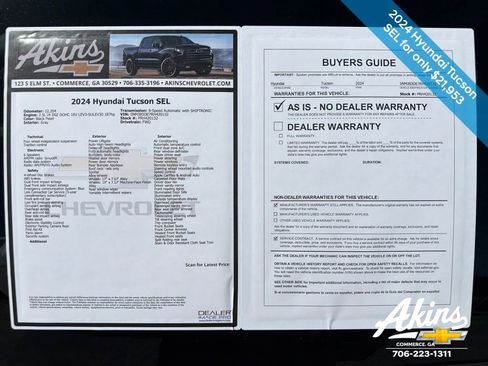 Used 2024 Hyundai Tucson SEL FWD image 11