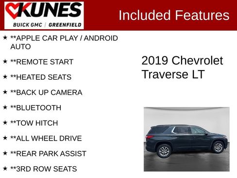 Used 2019 Chevrolet Traverse LT AWD/4WD image 2