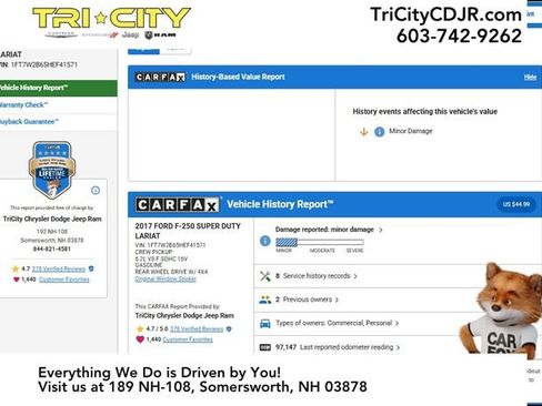 Used 2017 Ford F250 Lariat w/ Lariat Ultimate Package image 11