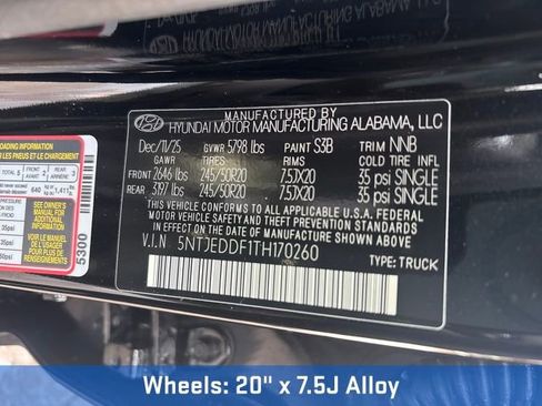 New 2026 Hyundai Santa Cruz Limited AWD/4WD image 34