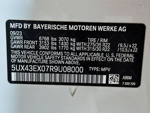 Used 2024 BMW X6 M60i AWD/4WD image 38