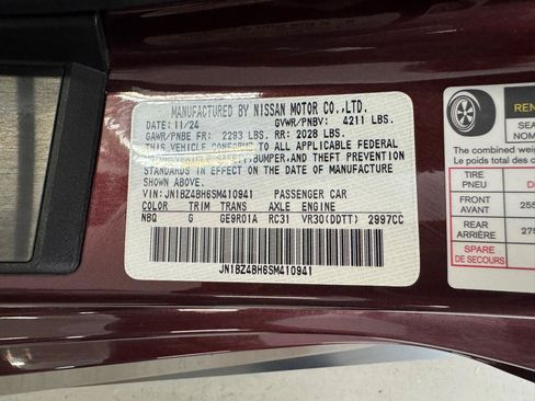 Used 2025 Nissan Z Performance w/ Floor Mat Package RWD image 32