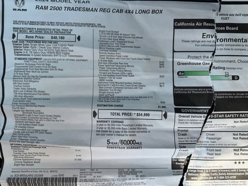 New 2024 RAM 2500 Tradesman w/ Chrome Appearance Group image 27