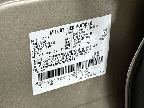 Used 2020 Ford Edge SEL w/ Convenience Package FWD image 12
