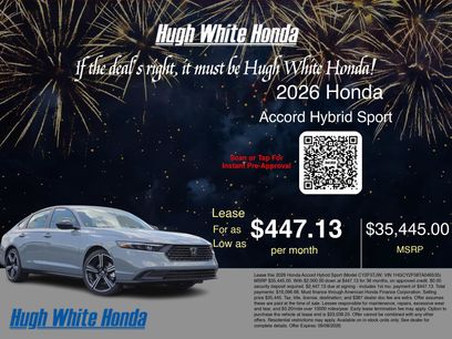 New 2026 Honda Accord Sport