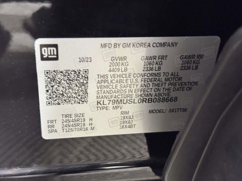 Used 2024 Chevrolet TrailBlazer RS w/ Convenience Package AWD/4WD image 16