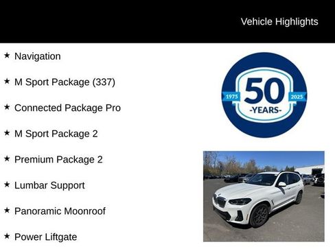 Used 2022 BMW X3 xDrive30i w/ M Sport Package 2 image 5