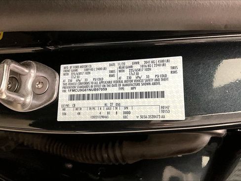 Used 2022 Ford Escape SE w/ Convenience Package AWD/4WD image 19
