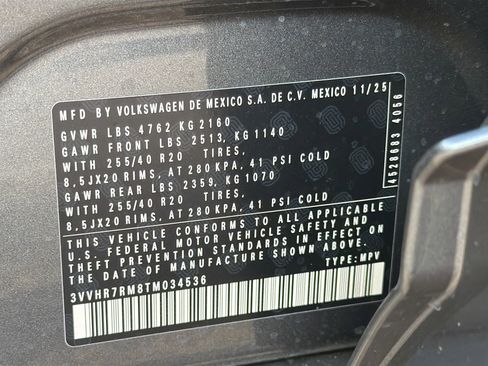 New 2026 Volkswagen Tiguan SE R-Line FWD image 43