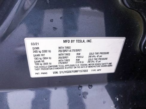 Used 2021 Tesla Model Y Performance image 33