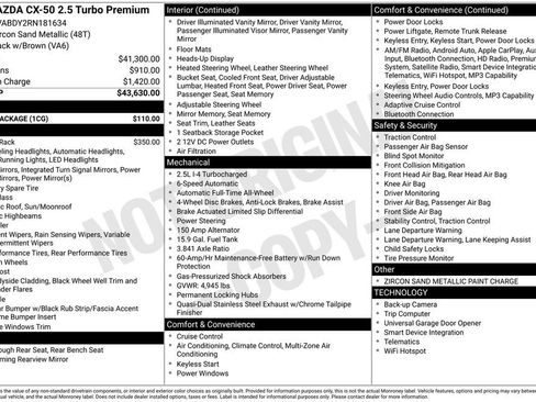 Used 2024 MAZDA CX-50 AWD 2.5 Turbo w/ Cargo Package image 11