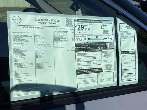 New 2026 Nissan Rogue SV w/ Rock Creek Premium Package image 27