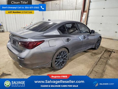 Used 2014 INFINITI Q50 Hybrid AWD w/ Navigation Package image 4