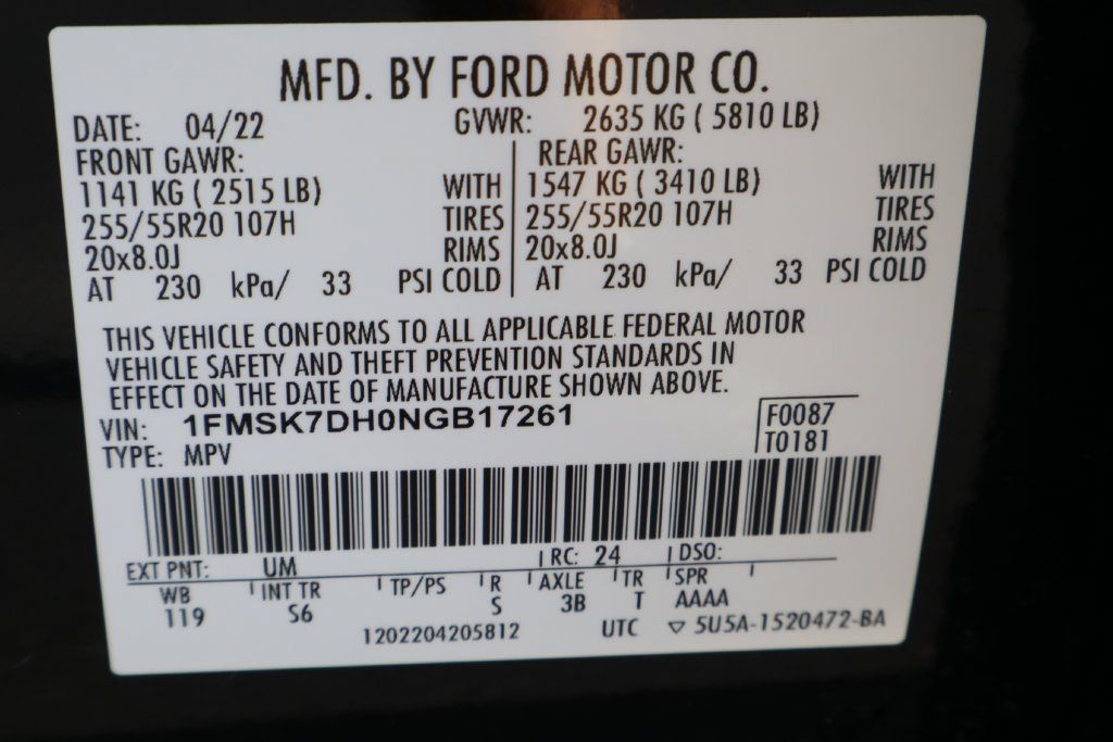 Used 2022 Ford Explorer XLT w/ Equipment Group 202A RWD image 35