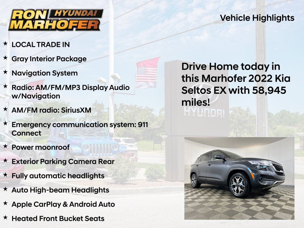Used 2022 Kia Seltos EX AWD/4WD image 14
