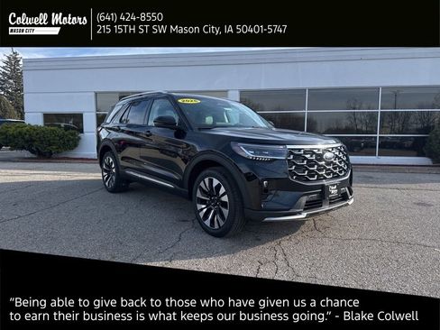 New 2026 Ford Explorer Platinum w/ LUX Leather Package image 1