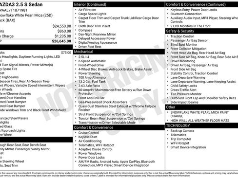 New 2026 MAZDA MAZDA3 s image 26