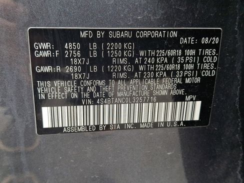 Used 2020 Subaru Outback Limited w/ Popular Package #2 image 28