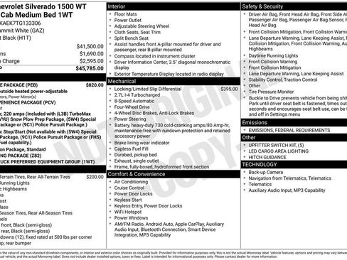 New 2026 Chevrolet Silverado 1500 W/T w/ WT Value Package image 4