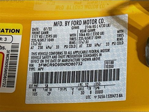 Used 2022 Ford Bronco Sport Badlands w/ Premium Package image 31