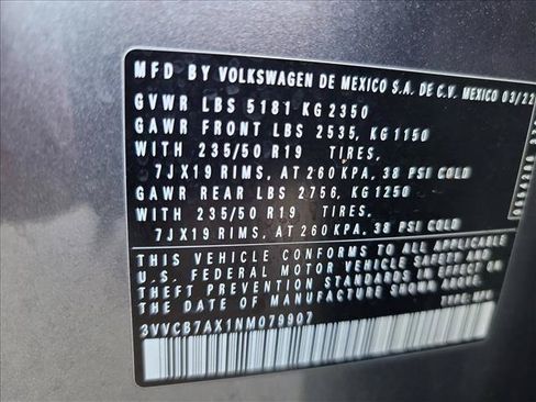 Used 2022 Volkswagen Tiguan SE R-Line FWD image 25