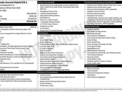 Used 2022 Honda Accord EX-L image 48