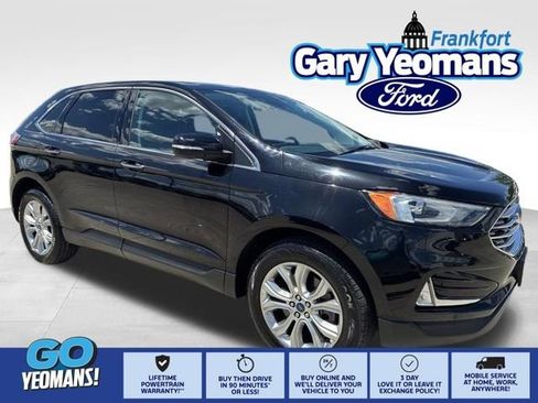 Used 2022 Ford Edge Titanium w/ Class II Trailer Tow Package AWD/4WD image 1