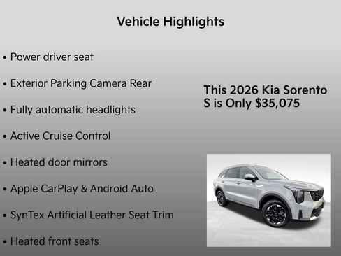 New 2026 Kia Sorento S image 5