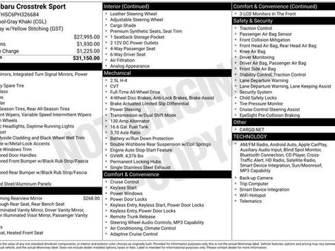 Certified 2023 Subaru Crosstrek 2.5i Sport image 28