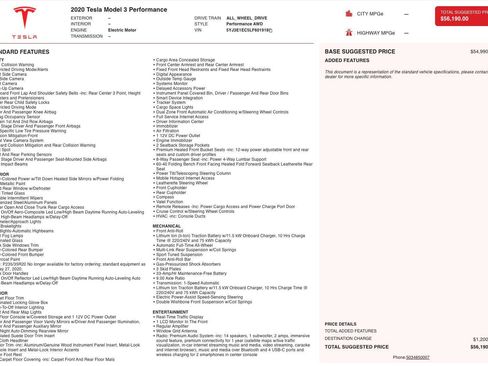 Used 2020 Tesla Model 3 Performance image 5
