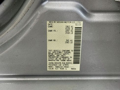 Used 2023 Nissan Altima 2.5 SV FWD image 40