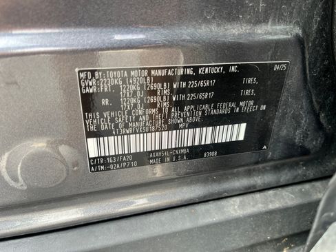 Used 2025 Toyota RAV4 XLE AWD/4WD image 28