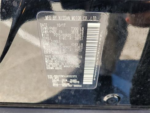 Used 2018 Nissan Armada Platinum w/ Captain Seat Package image 26