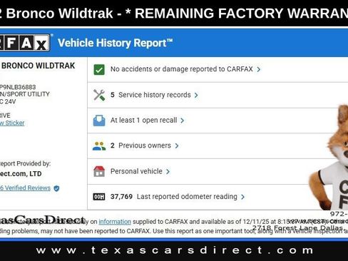 Used 2022 Ford Bronco Wildtrak image 9